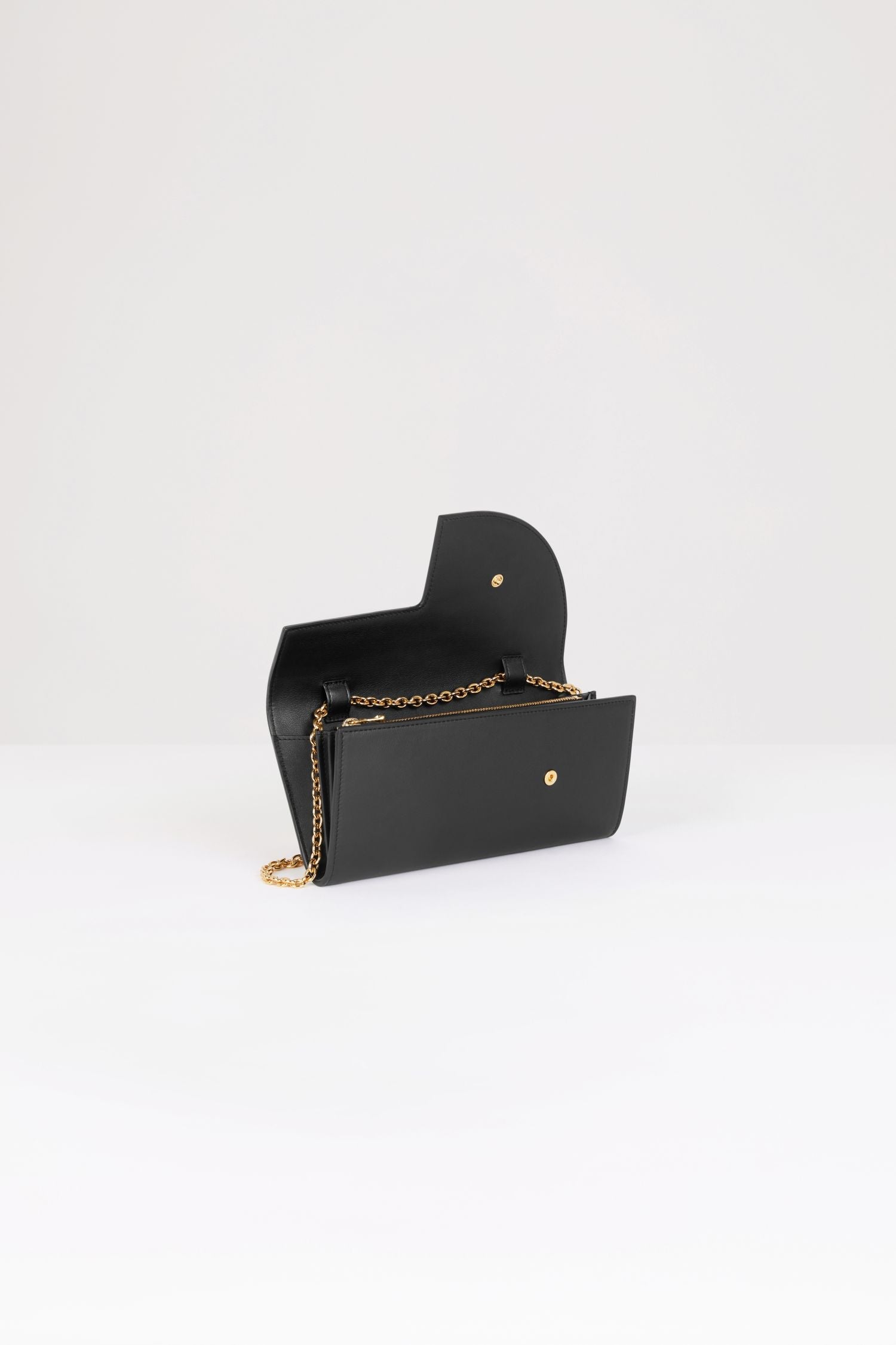 Pochette JP à chaîne en cuir