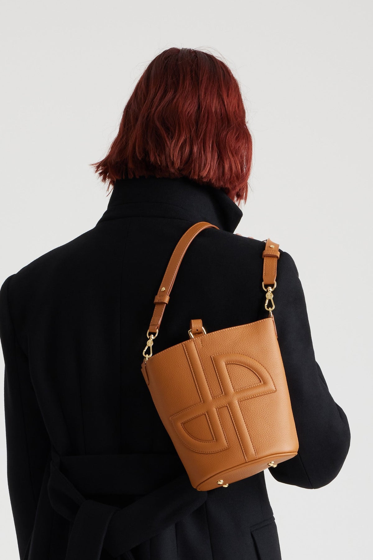 Autumn Leaf / Petit sac seau JP en cuir