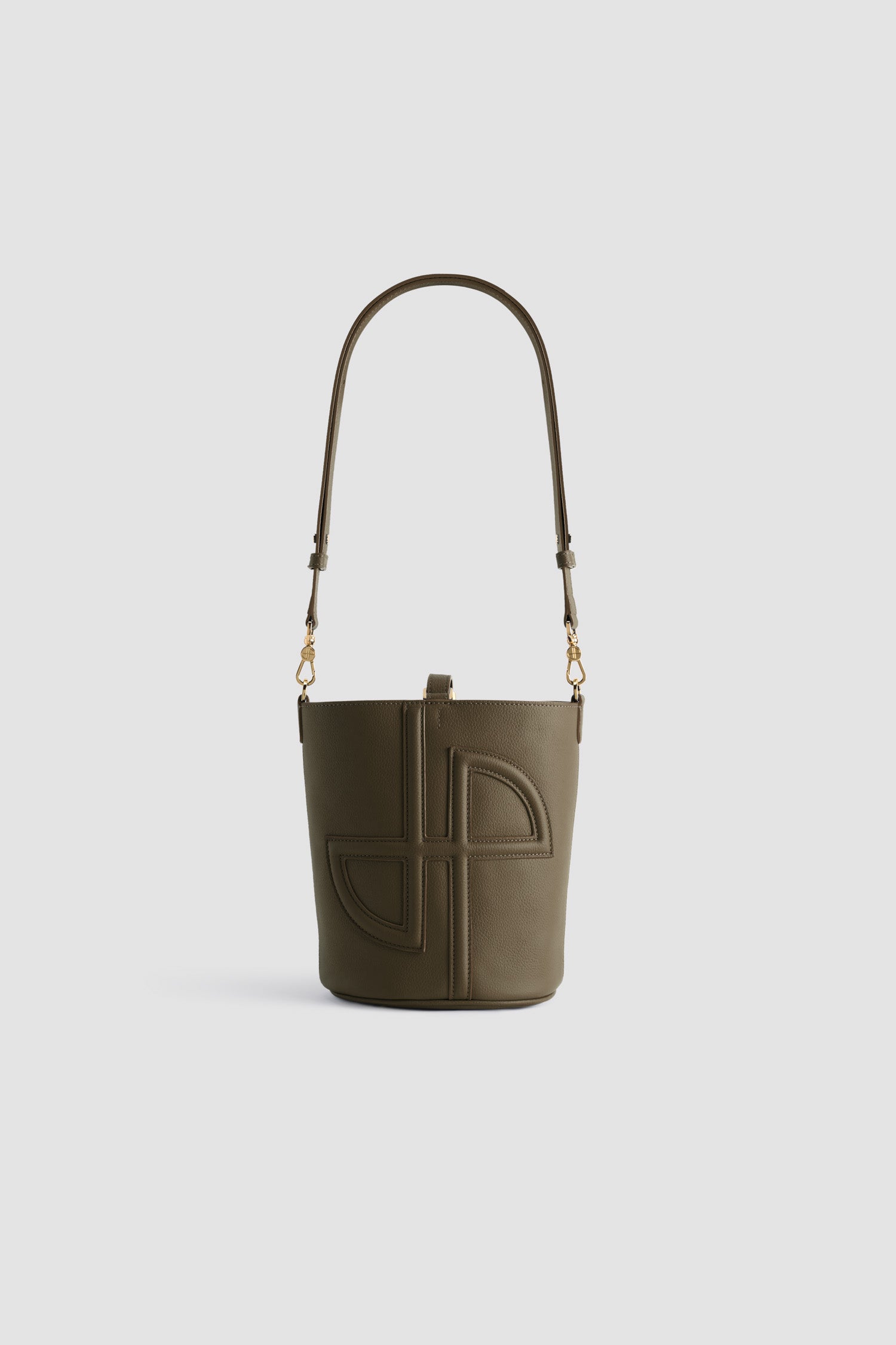 Petit sac seau JP en cuir