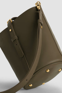 Winter Moss / Petit sac seau JP en cuir