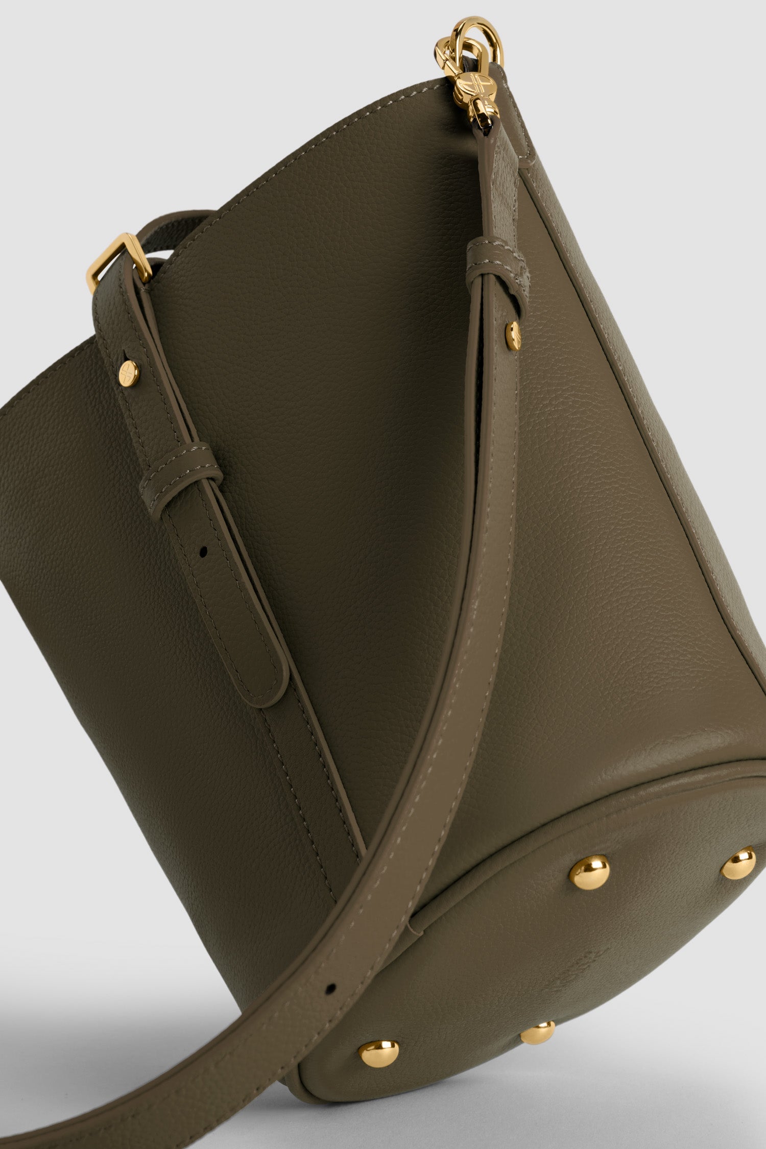 Winter Moss / Petit sac seau JP en cuir