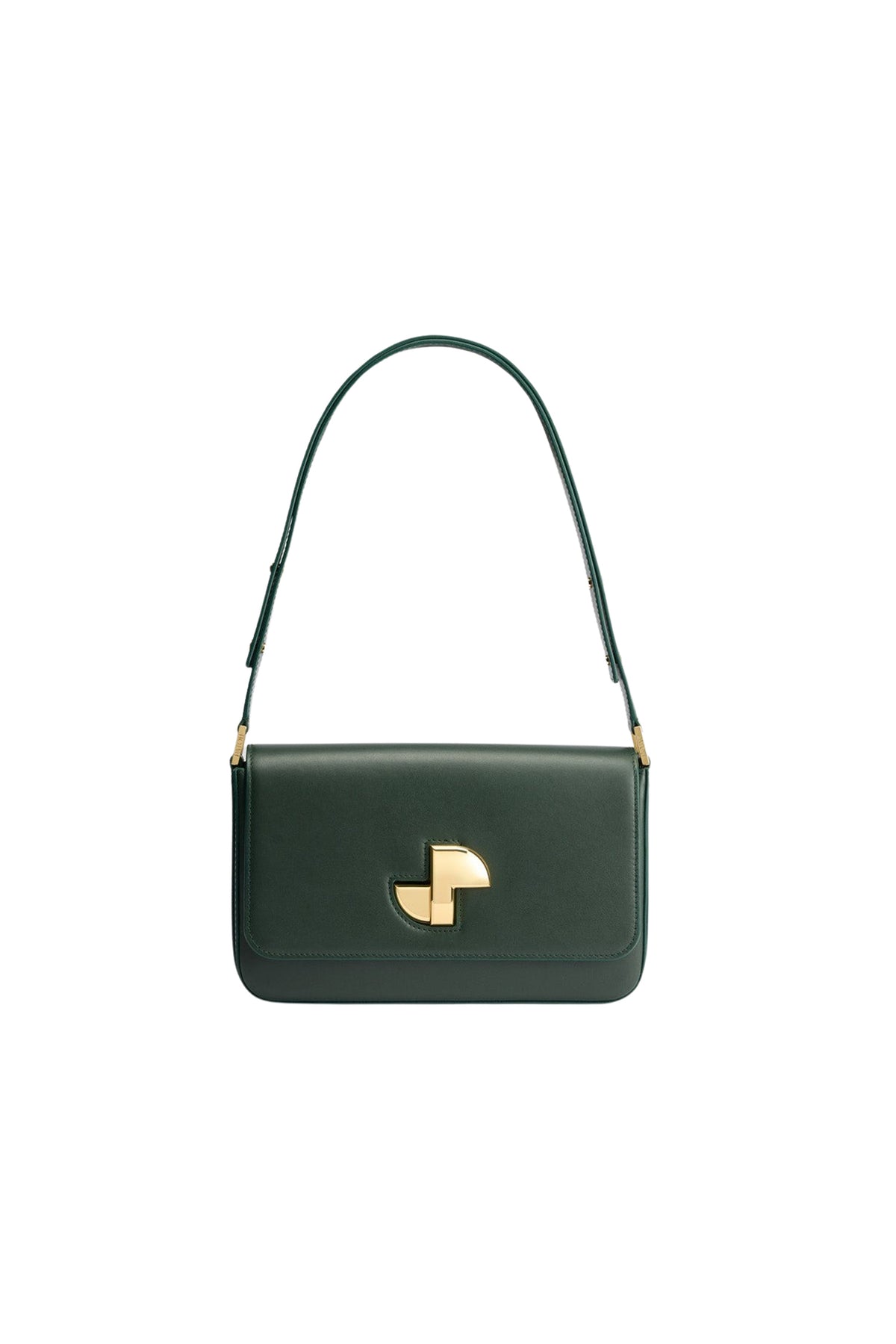 Bottle Green / Le Classic Lock en cuir