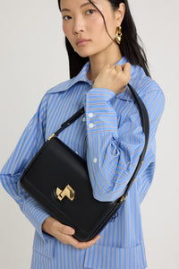 Black / Le Classic Lock en cuir