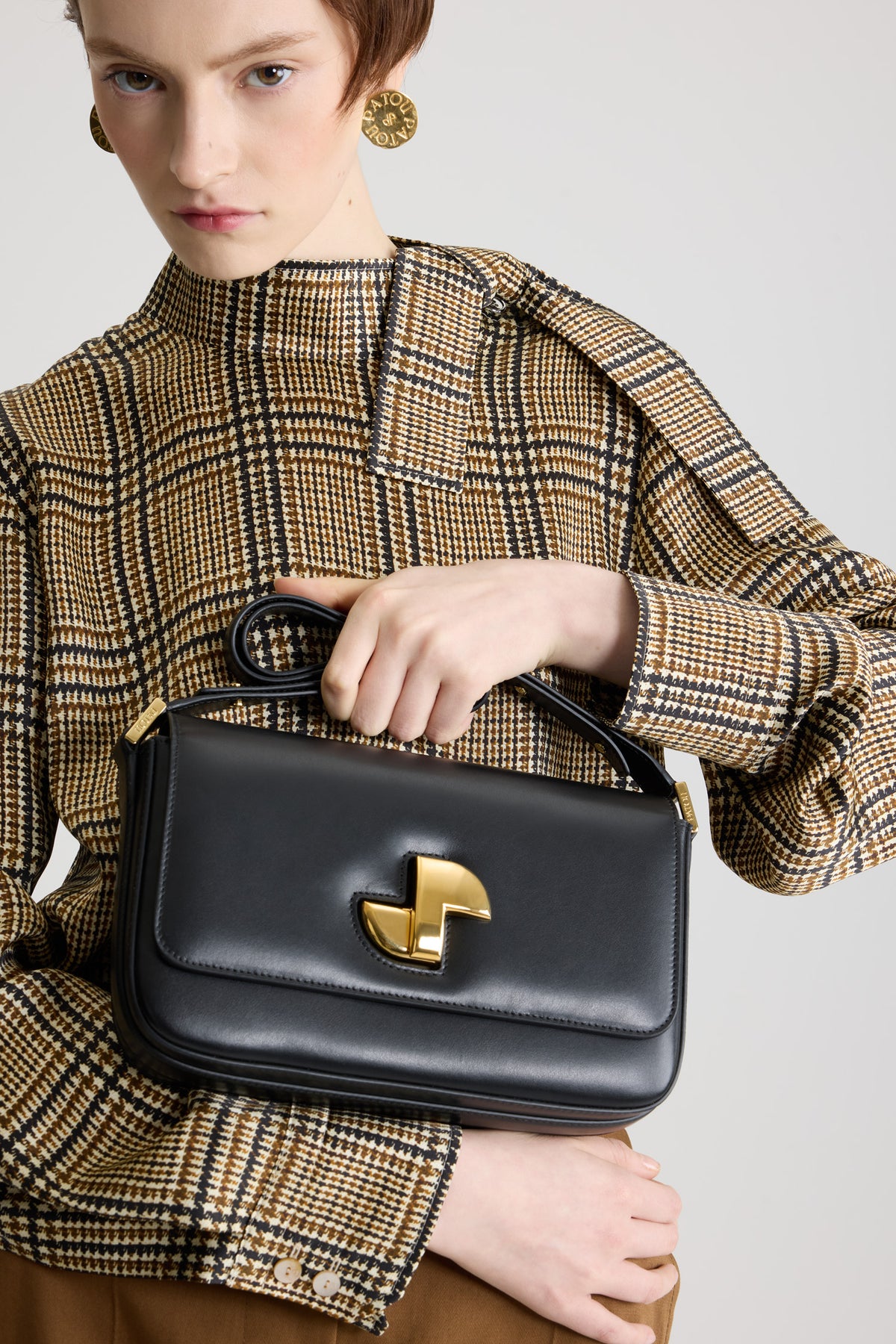 Black / Le Classic Lock en cuir