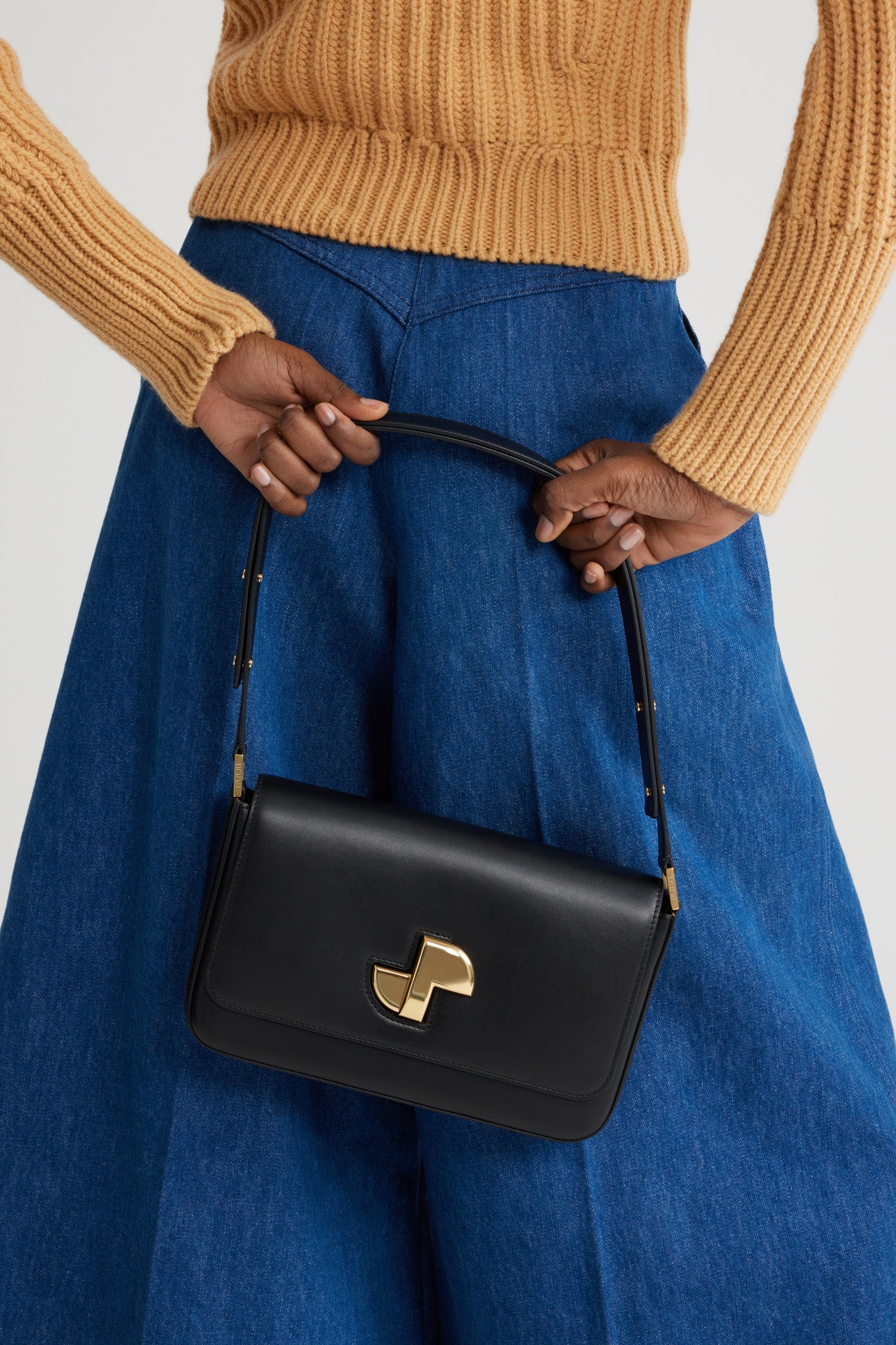 Black / Le Classic Lock en cuir