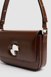 Smoked Ebony / Sac Le Classic Lock en cuir