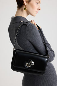 Black / Sac Le Classic Lock en cuir