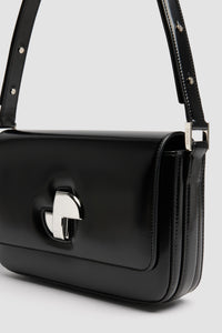 Black / Sac Le Classic Lock en cuir