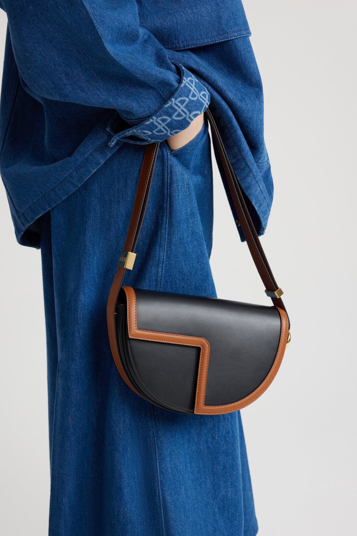 Black Chestnut / Le Patou bicolore en cuir