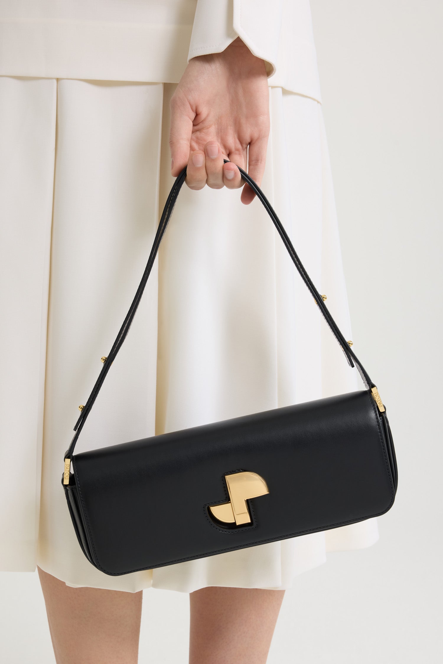 Black / Le Lock en cuir
