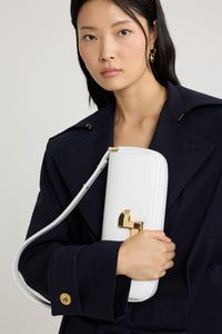 White / Le Lock en cuir