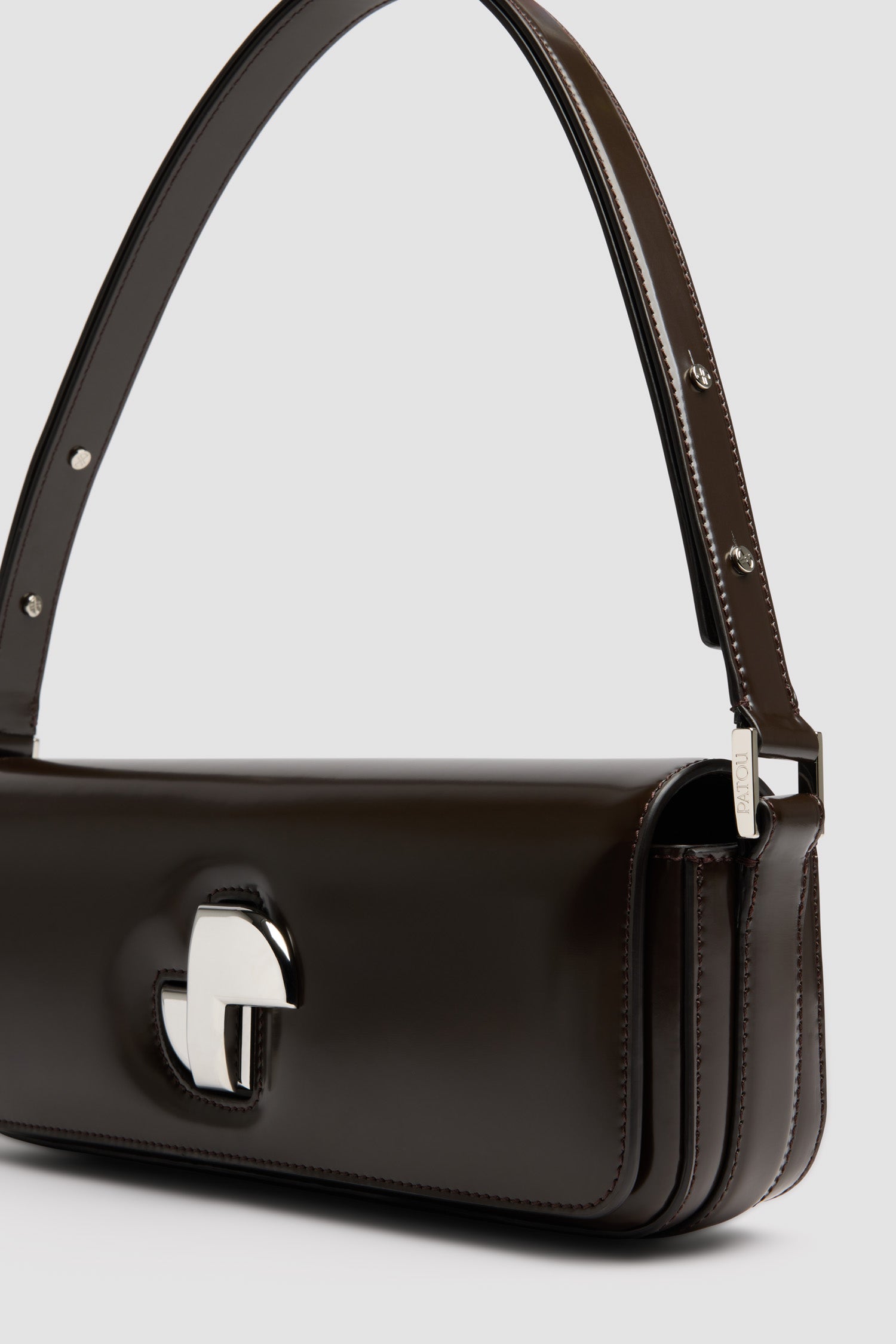 Smoked Ebony / Sac Le Lock en cuir