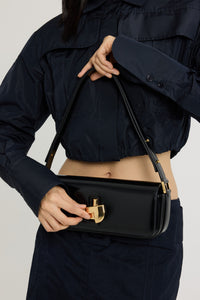Black / Le Lock en cuir