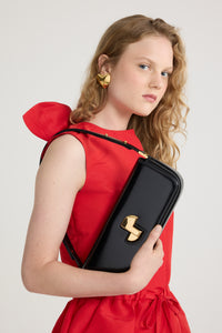 Black / Le Lock en cuir