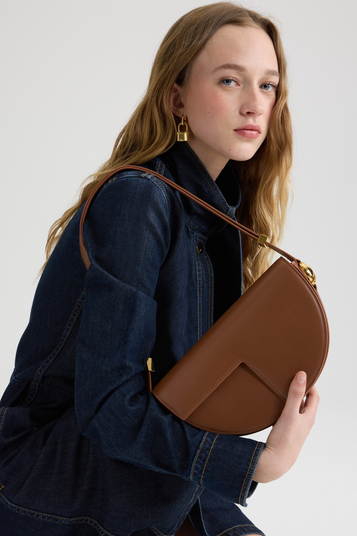 Mahogany / Sac Le Patou en cuir