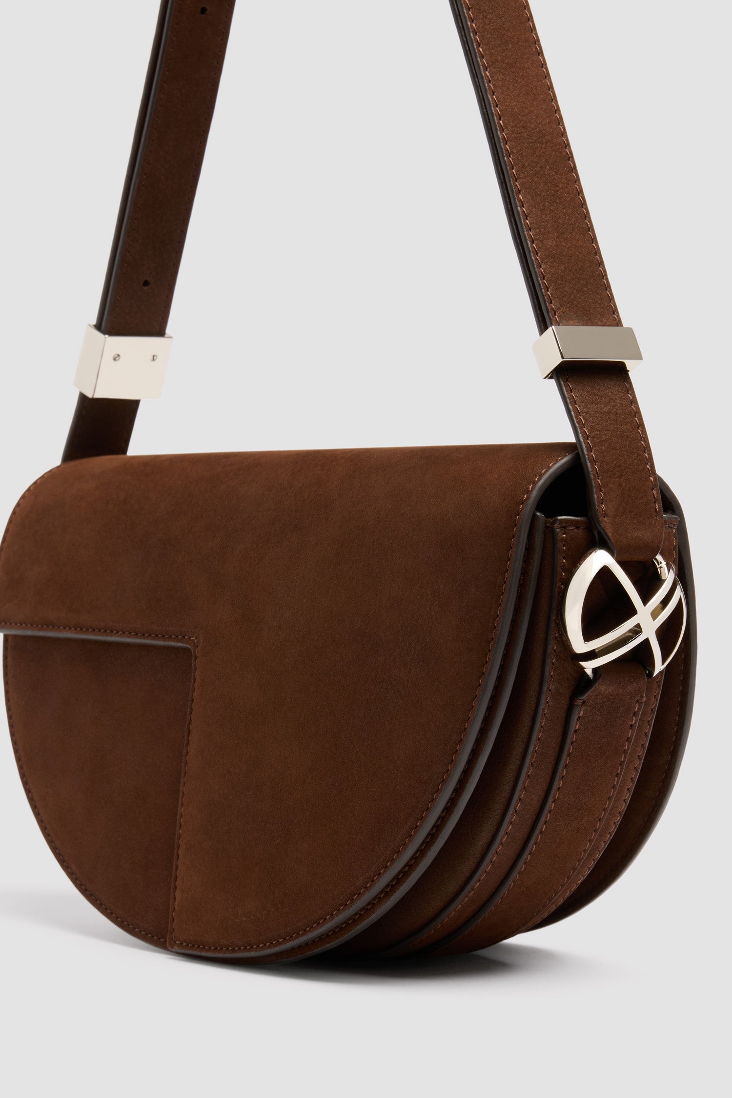 Sac Le Patou en nubuck - Smoked Ebony