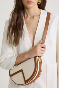 Caramel / Le Patou en cuir et coton