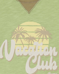 Lodestie ‘Vacation Club’ cotton T-shirt - Bye Bye Green