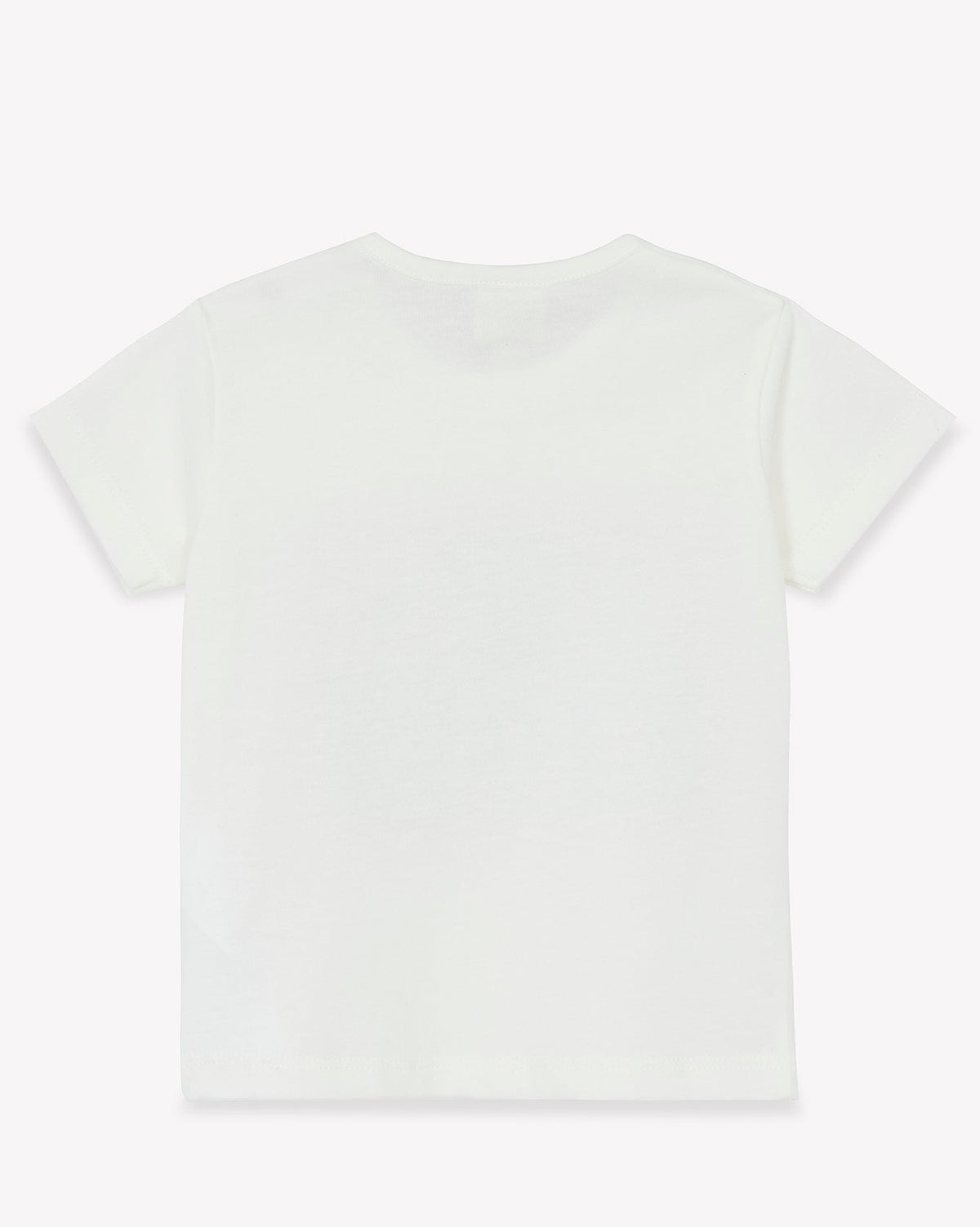 Bonton logo Tuba T-shirt in cotton - Hammock White