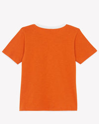 Lodestie ‘I’m not lost, I’m exploring’ cotton T-shirt - Orange Juice