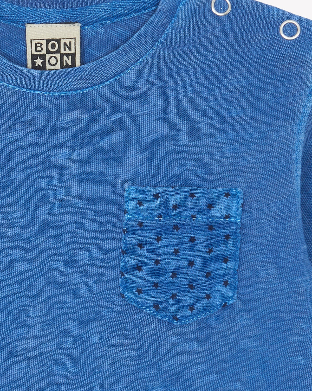 T-shirt Lexie en coton - Bleu Méditerranée