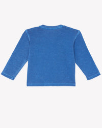 T-shirt Lexie en coton - Bleu Méditerranée