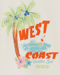 T-shirt Livo imprimé "West Coast" en coton - Pannacotta