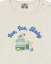 T-shirt Tuba illustration "Ice, Ice, Baby" en coton - Pannacotta