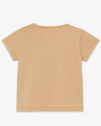 Tuba ‘Chien Asap’ illustrated cotton T-shirt - Sieste Beige
