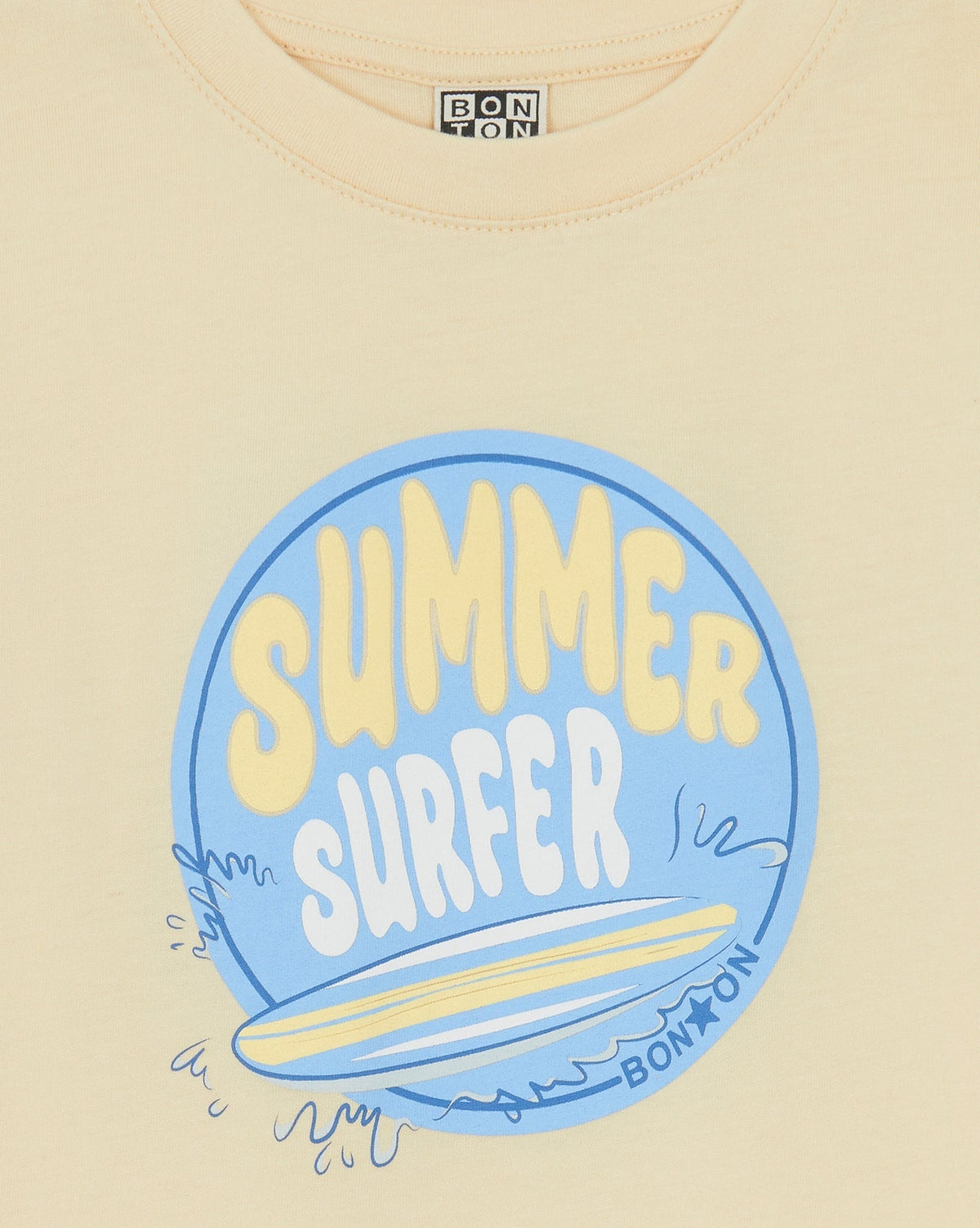 T-shirt Tubo imprimé "Summer Surfer" en coton - Limonade