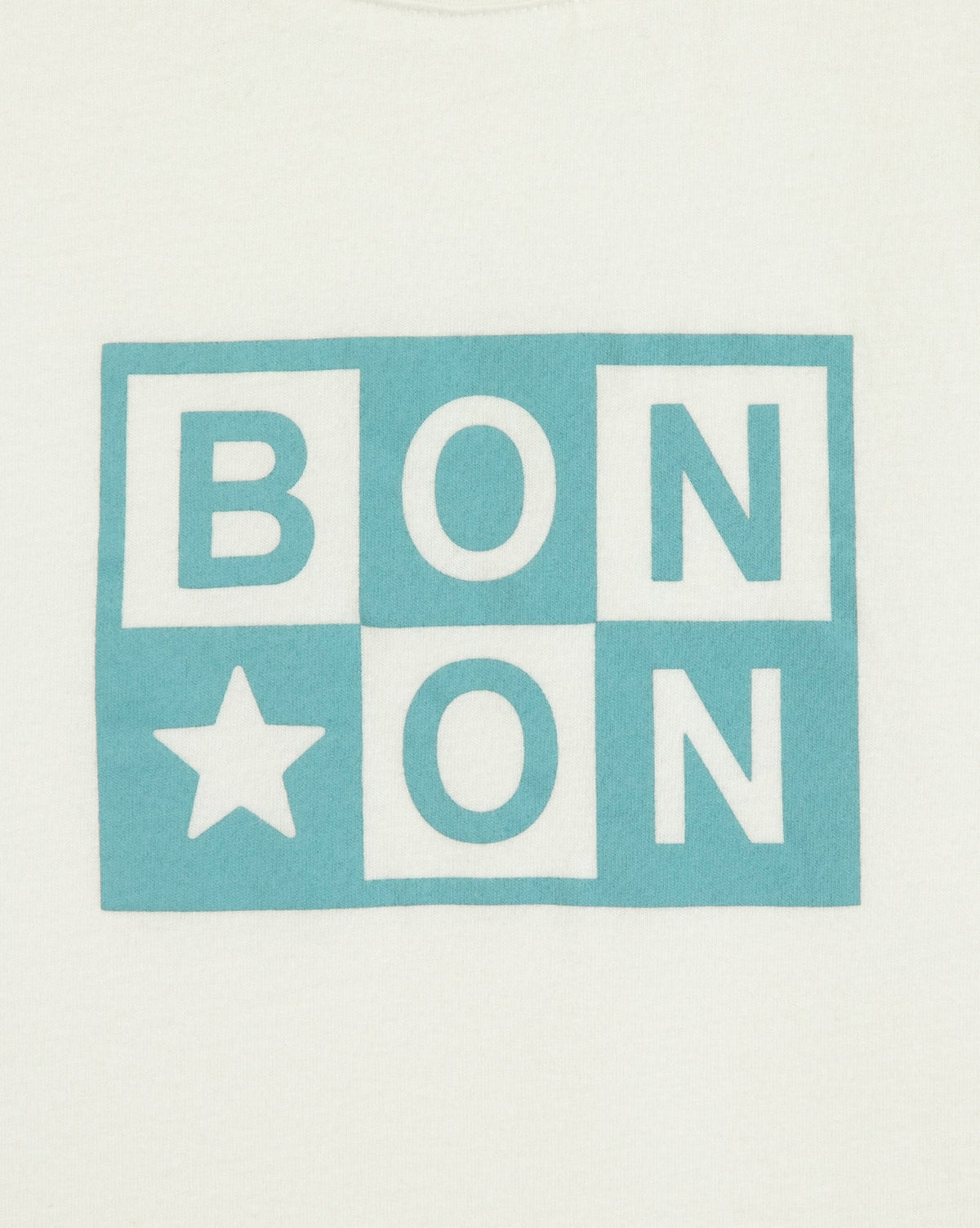 Tubu T-shirt with Bonton logo, made from cotton - Bonton Ecru