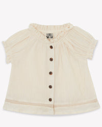 Blouse Leslie en coton - Pannacotta