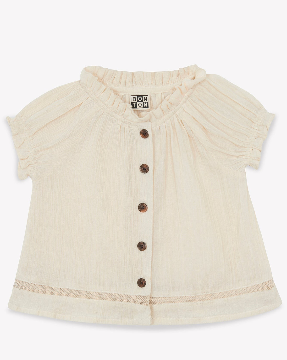 Blouse Leslie en coton - Pannacotta