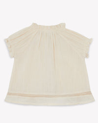 Blouse Leslie en coton - Pannacotta