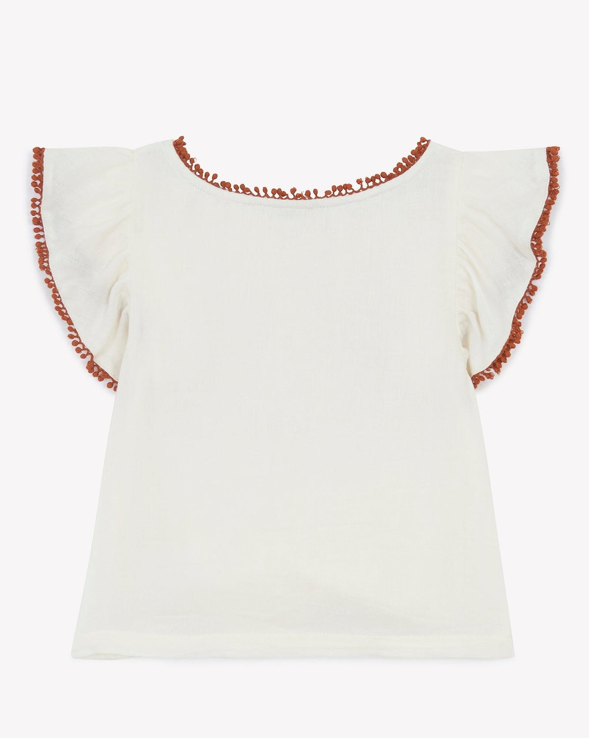 Top Lolita en coton - Ecru Bonton