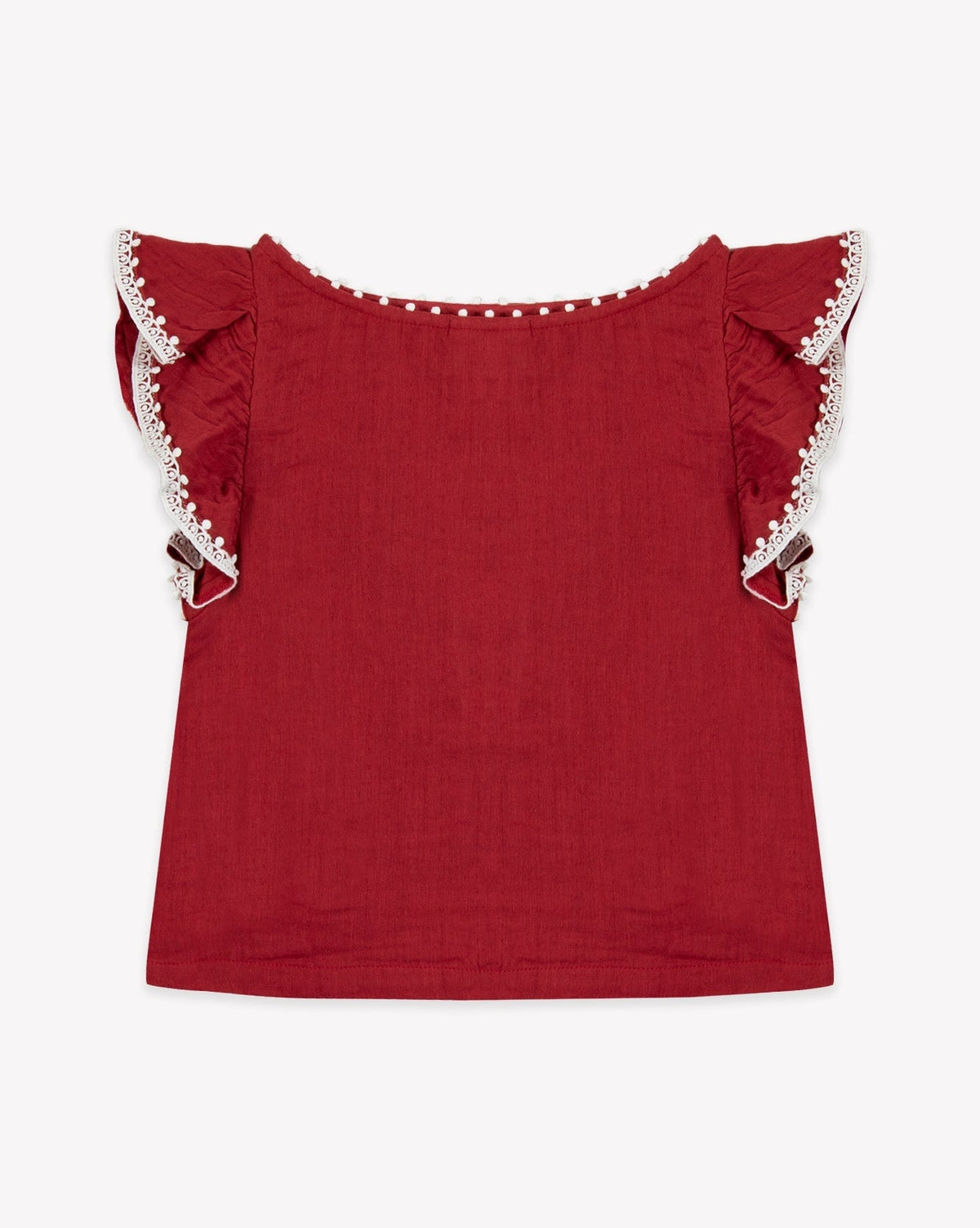 Top Lolita en coton - Rose Vespa