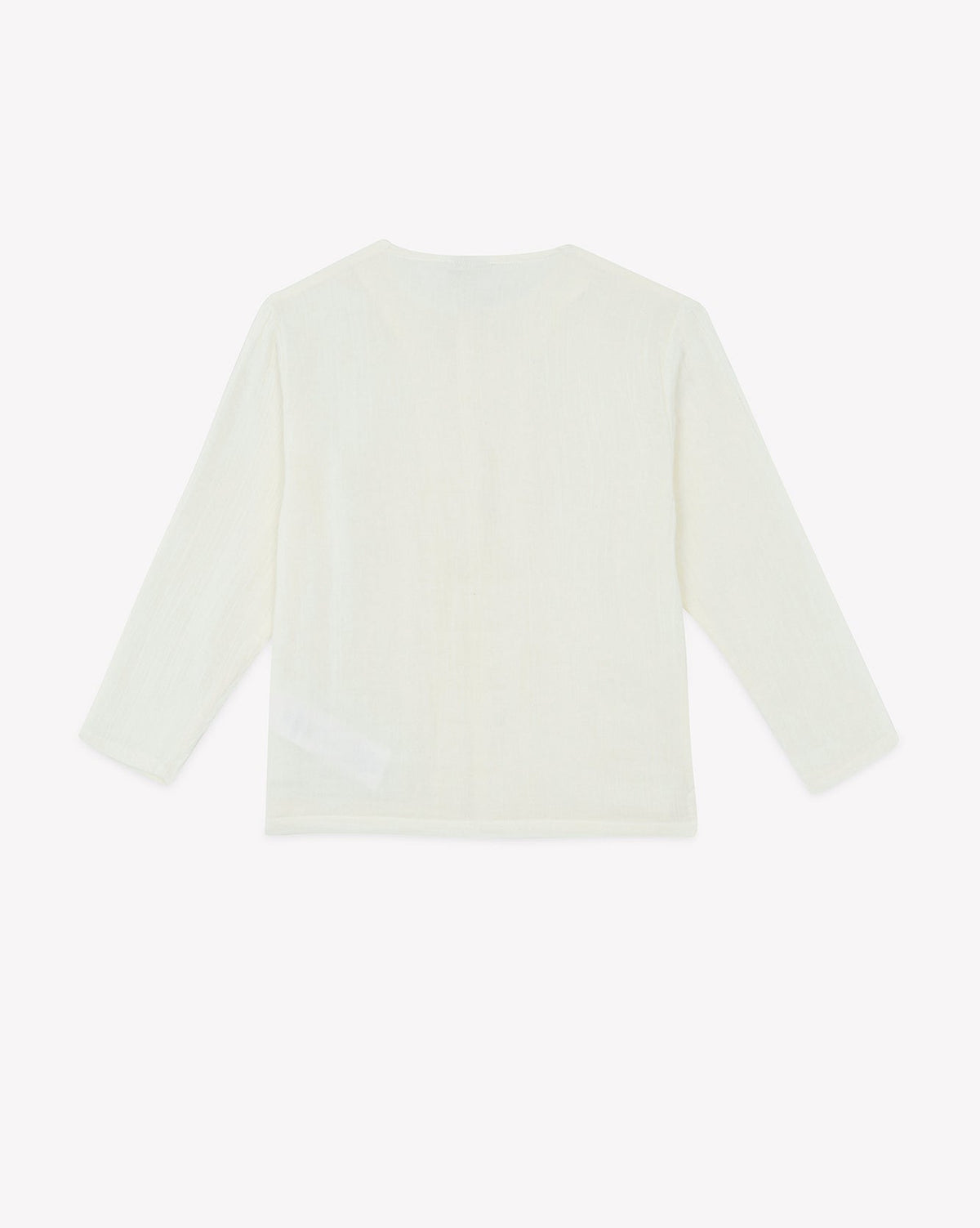 Linde cotton-blend shirt - Ecru Bonton