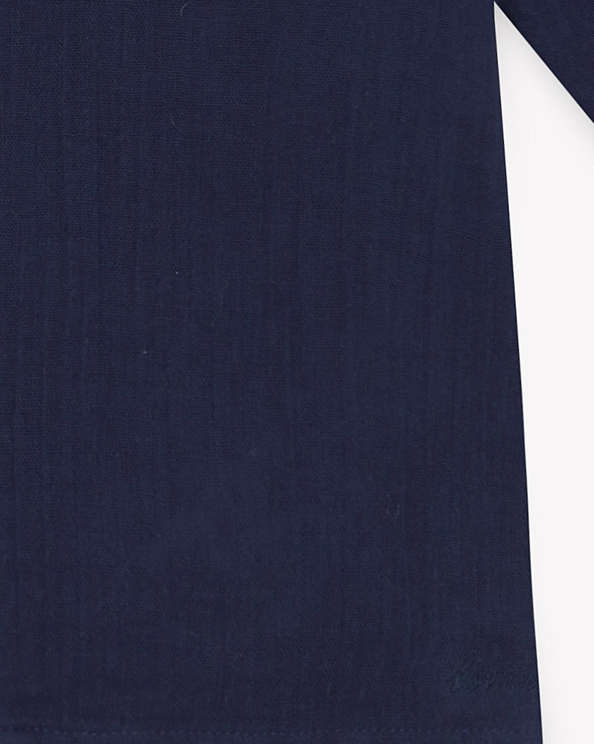Linde cotton-blend shirt - Midnight Blue