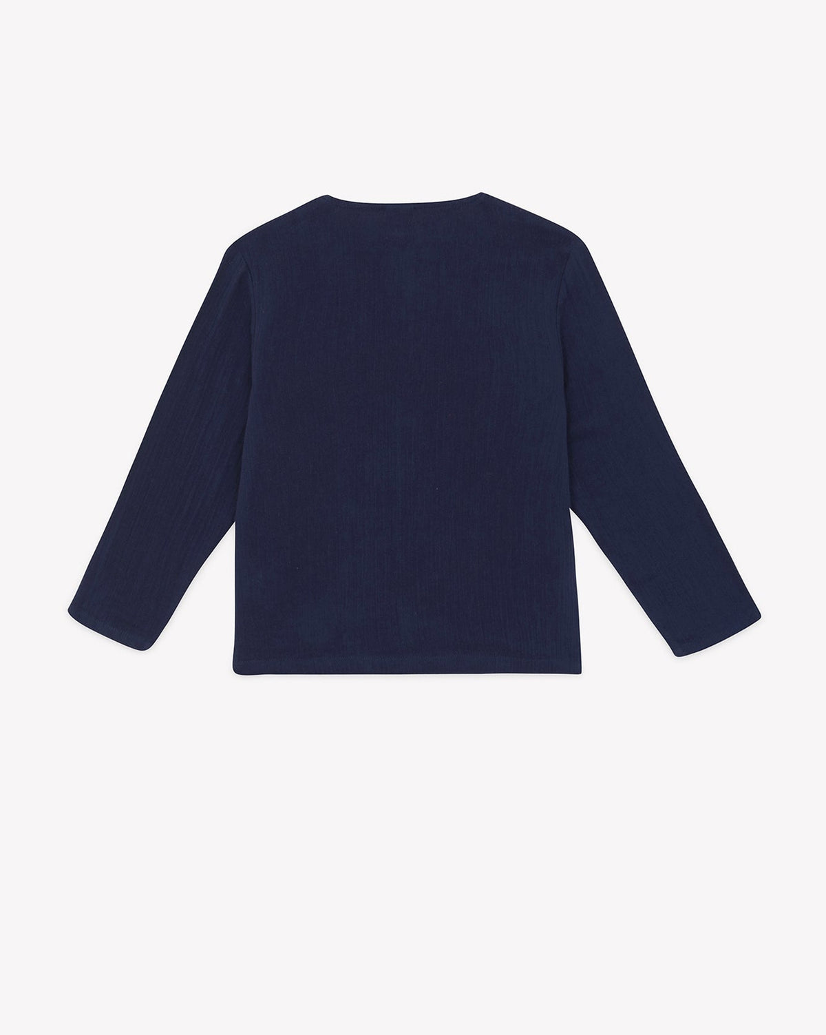 Linde cotton-blend shirt - Midnight Blue
