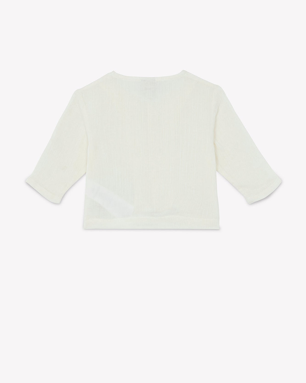 Linde cotton shirt - Ecru Bonton