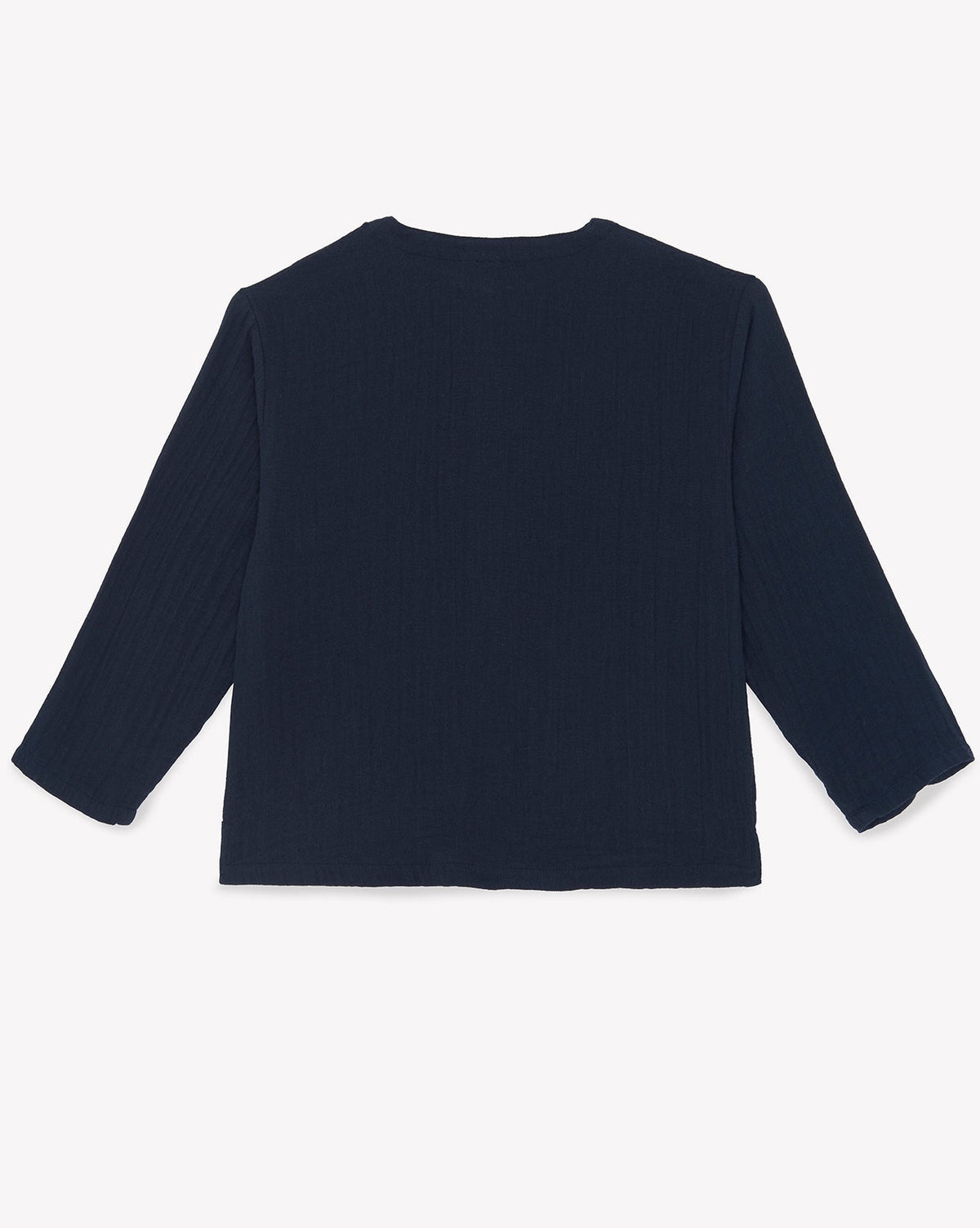 Linde cotton shirt - Midnight Blue