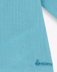Linde cotton shirt - Blue Fish