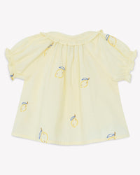 Aria cotton blouse - Limoncello