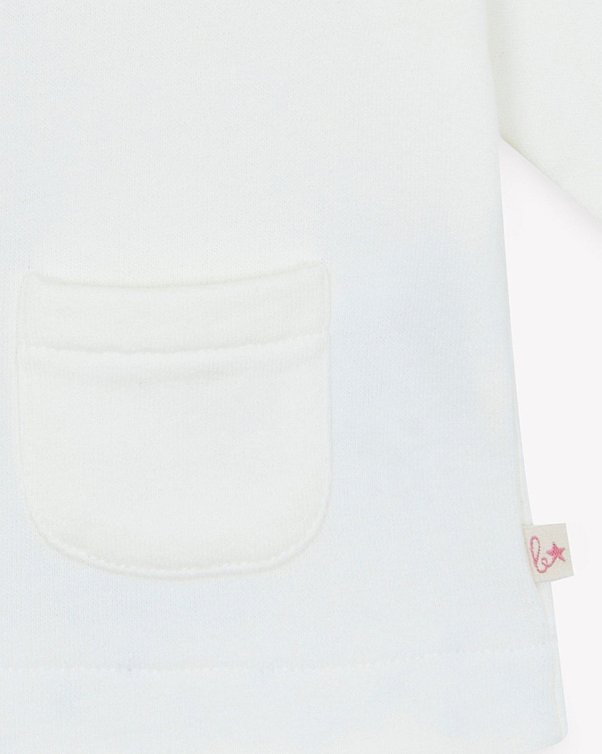 Lastar cotton sweatshirt - Ecru Bonton