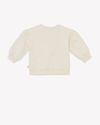Lys cotton sweatshirt - Pannacotta
