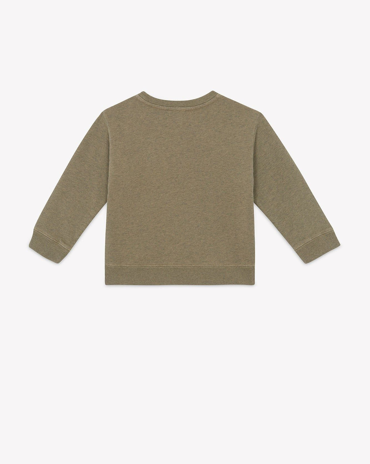Sweatshirt Smile illustration "Summer Camper" en coton - Kaki Kayak