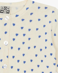 Lilet cotton cardigan - Bleu Fou