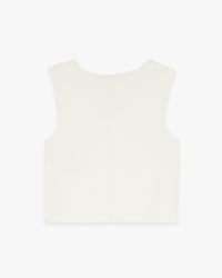 Léon cotton waistcoat - Ecru Bonton