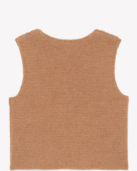 Léon cotton waistcoat - Sieste Beige