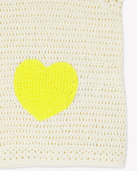 Crocheted cotton Lanzarote top - Ecru Bonton